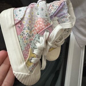 Cat & Jack Pastel Patchwork Kids Sneakers